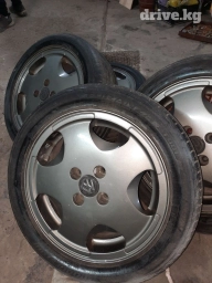 Колеса в сборе 195 / 50 / R 15, Лето, Б/у, Комплект, Легковые, Литые, отверстий - 4