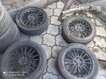 Колеса в сборе 225 / 50 / R 17, Всесезонная, Б/у, Комплект, Легковые, Литые, отверстий - 5
