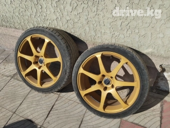 Колеса в сборе 245 / 40 / R 18, Лето, Б/у, Комплект, Легковые, Литые, отверстий - 5