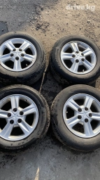 Колеса в сборе 205 / 65 / R 15, Лето, Б/у, Комплект, Легковые, Литые, отверстий - 4