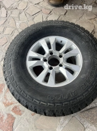 Колеса в сборе 315 / 70 / R 17, Всесезонная, Б/у, 1 шт, Внедорожные (АТ/МТ), Литые, отверстий - 5