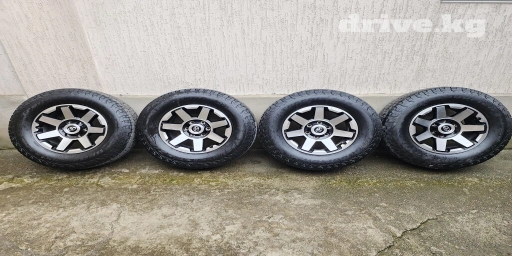 Колеса в сборе 265 / 70 / R 17, Лето, Б/у, Комплект, Внедорожные (АТ/МТ), Литые, отверстий - 6