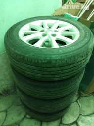 Колеса в сборе 215 / R 16, Лето, Б/у, Комплект, Легковые, Литые, отверстий - 5