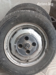 Колеса в сборе 175 / 75 / R 13, Б/у, Комплект, Легковые, Железные, отверстий - 4