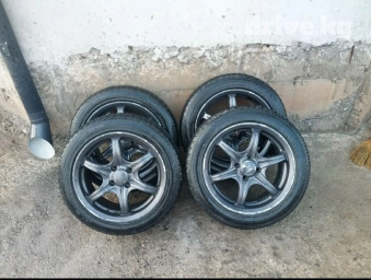 Колеса в сборе 185 / 55 / R 15, Б/у, Комплект, Легковые, Литые, отверстий - 4