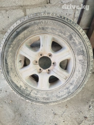 Колеса в сборе 235 / 70 / R 16, Лето, Б/у, 1 шт, Внедорожные (АТ/МТ), Литые, отверстий - 6