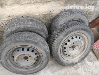 Колеса в сборе 175 / 65 / R 14, Лето, Б/у, Комплект, Легковые, Железные, отверстий - 4