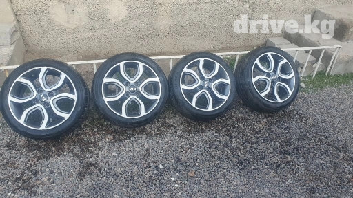 Колеса в сборе 175 / 50 / R 15, Лето, Б/у, Комплект, Легковые, Литые, отверстий - 4