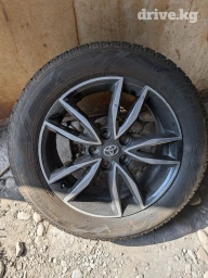 Колеса в сборе 215 / 60 / R 17, Зима, Б/у, Комплект, Легковые, Литые, отверстий - 5