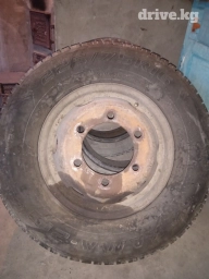 Колеса в сборе 225 / 75 / R 16, Всесезонная, Б/у, Запаска, Грузовики/Автобусы, отверстий - 6