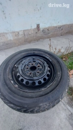 Колеса в сборе R 15, Всесезонная, Б/у, Комплект, Легковые, Железные, отверстий - 5