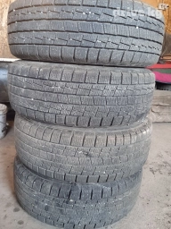 Колеса в сборе 185 / 60 / R 15, Зима, Б/у, Комплект, Легковые, Железные, отверстий - 4