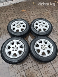 Колеса в сборе 235 / 60 / R 16, Лето, Б/у, Комплект, Легковые, Литые, отверстий - 5