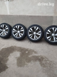 Колеса в сборе 265 / 45 / R 20, Лето, Б/у, Комплект, Внедорожные (АТ/МТ), Литые, отверстий - 4