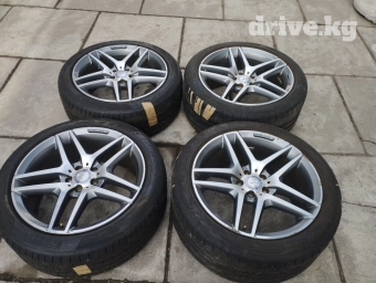 Колеса в сборе 245 / 45 / R 19, Лето, Б/у, Комплект, Легковые, Литые, отверстий - 5