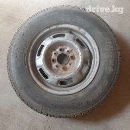 Колеса в сборе 165 / R 13, Б/у, 1 шт, Железные, отверстий - 4
