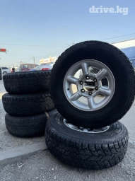 Колеса в сборе 235 / 75 / R 15, Всесезонная, Б/у, Комплект, Литые, отверстий - 6