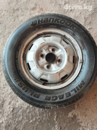 Колеса в сборе R 14, Всесезонная, Б/у, Комплект, Легковые, Железные, отверстий - 4