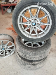 Колеса в сборе 205 / 55 / R 16, Лето, Б/у, Комплект, Легковые, Литые, отверстий - 5