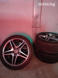 Колеса в сборе 245 / 45 / R 19, Зима, Б/у, Комплект, Легковые, Литые, отверстий - 5