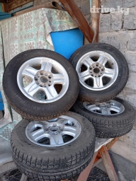 Колеса в сборе R 14, Зима, Б/у, Комплект, Легковые, Литые, отверстий - 5