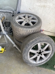 Колеса в сборе R 17, Б/у, Комплект, Легковые, Литые, отверстий - 5