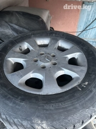 Колеса в сборе 225 / 60 / R 16, Всесезонная, Б/у, Комплект, Легковые, Литые, отверстий - 5