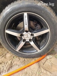 Колеса в сборе 215 / 55 / R 16, Б/у, Комплект, отверстий - 5