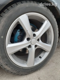 Колеса в сборе 225 / 50 / R 17, Б/у, Комплект, Легковые, Литые, отверстий - 5