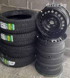 Колеса в сборе 205 / 65 / R 16, Зима, Новый, Комплект, Легковые, Железные, отверстий - 5