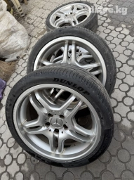 Колеса в сборе 255 / 35 / R 18, Лето, Б/у, Комплект, Легковые, Литые, отверстий - 5