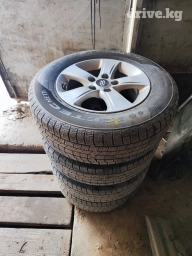 Колеса в сборе 205 / 70 / R 15, Зима, Б/у, Комплект, Легковые, Литые, отверстий - 5