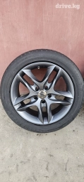 Колеса в сборе 225 / 50 / R 17, Б/у, Комплект, Легковые, Литые, отверстий - 5