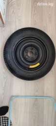 Колеса в сборе 135 / >80 / R 15, Б/у, Запаска, Легковые, Железные, отверстий - 5