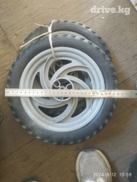 Колеса в сборе R 22,5, Всесезонная, Б/у, Пара