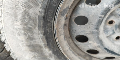 Колеса в сборе 195 / 65 / R 15, Зима, Б/у, Комплект, Легковые, Железные, отверстий - 5