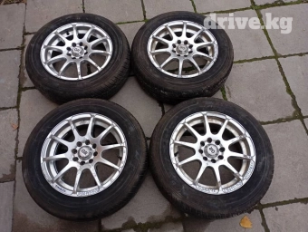 Колеса в сборе 175 / 65 / R 14, Лето, Б/у, Комплект, Легковые, Литые, отверстий - 8