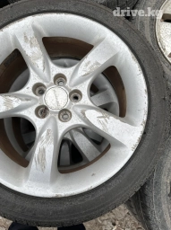 Колеса в сборе 215 / 45 / R 17, Лето, Б/у, Комплект, Легковые, Литые, отверстий - 5