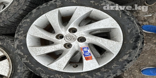 Колеса в сборе 185 / 55 / R 15, Лето, Б/у, Комплект, Легковые, Литые, отверстий - 4