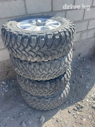 Колеса в сборе 265 / R 17, Всесезонная, Б/у, Комплект, Внедорожные (АТ/МТ), Литые, отверстий - 5