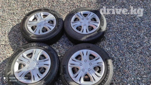 Колеса в сборе 195 / 65 / R 15, Зима, Б/у, Комплект, Легковые, Железные, отверстий - 5