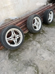 Колеса в сборе 185 / 55 / R 15, Лето, Б/у, Пара, Легковые, Литые, отверстий - 8