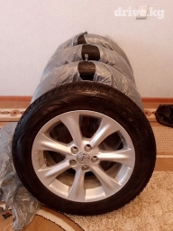 Колеса в сборе 225 / 60 / R 18, Зима, Б/у, Комплект, Литые, отверстий - 5