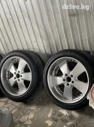 Колеса в сборе R 19, Лето, Б/у, Комплект, Легковые, Литые, отверстий - 5