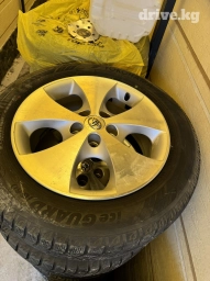 Колеса в сборе 215 / 60 / R 17, Зима, Б/у, Комплект, Легковые, Литые, отверстий - 5