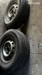 Колеса в сборе R 14, Всесезонная, Б/у, Комплект, Легкий коммерческий транспорт (C/LT), Железные, отверстий - 5