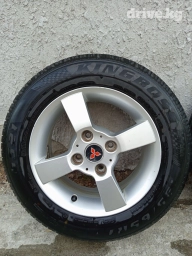 Колеса в сборе R 15, Б/у, Комплект, Литые, отверстий - 4