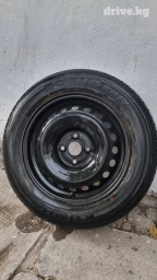 Колеса в сборе 185 / 65 / R 15, Лето, Б/у, 1 шт, Легковые, Железные, отверстий - 4