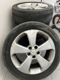 Колеса в сборе R 17, Б/у, Комплект, Железные, отверстий - 4