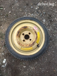 Колеса в сборе 170 / 70 / R 14, Всесезонная, Б/у, Запаска, Легковые, Железные, отверстий - 4